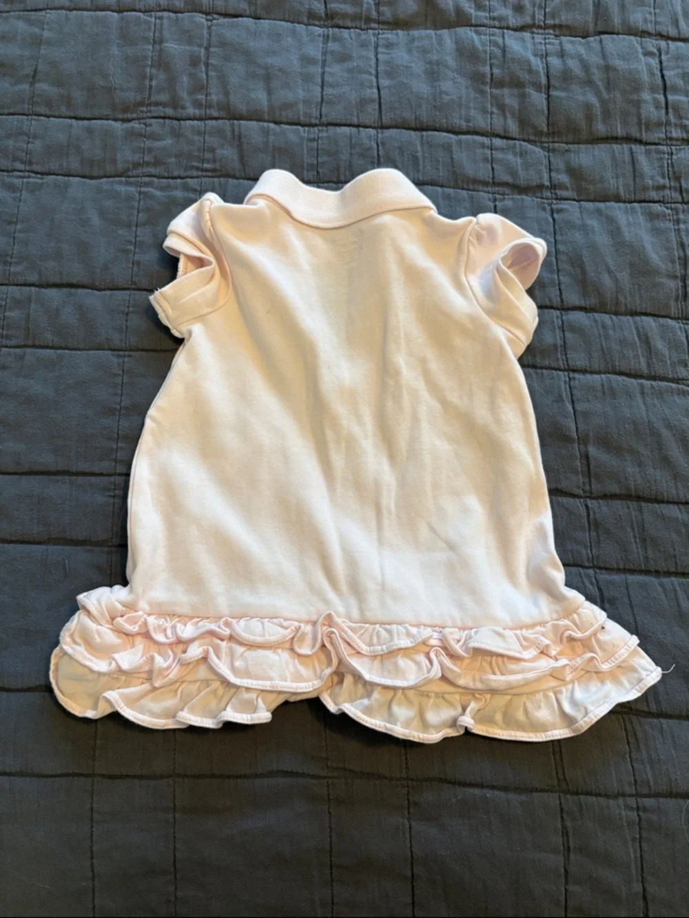 Ralph Lauren Pale Pink Girls Polo Dress